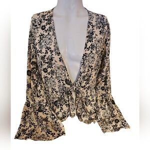 Hannah Poplin Blouse Size Large